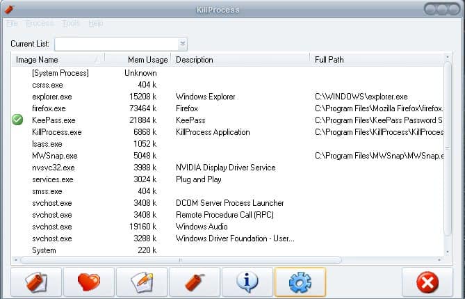 batch kill processes