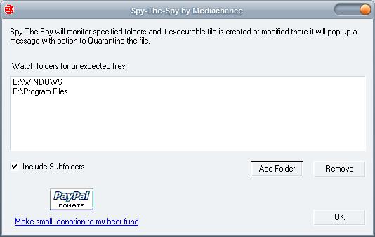 monitor folder file changes