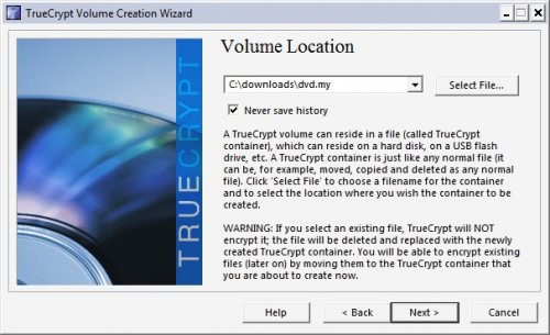 password protect data