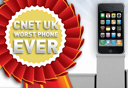 CNET UK Worst Phone Award for the iPhone