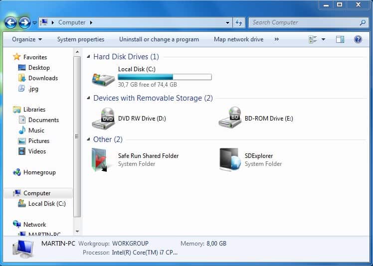 save searches windows
