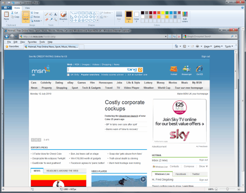 screenshot microsoft paint