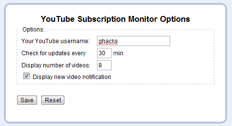 youtube subscription monitor