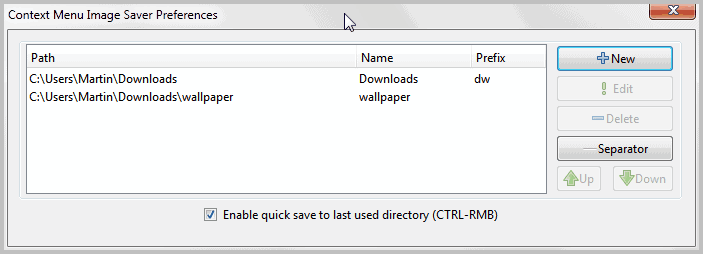 context menu image saver