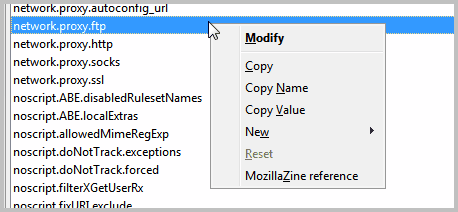 firefox preferences explanation