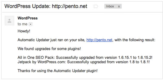 wordpress automatic updates