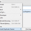 firefox bookmark duplicate cleaner menu photo