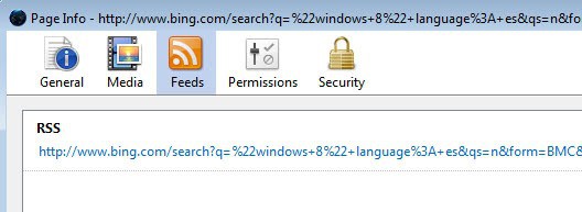 Bing rss feed
