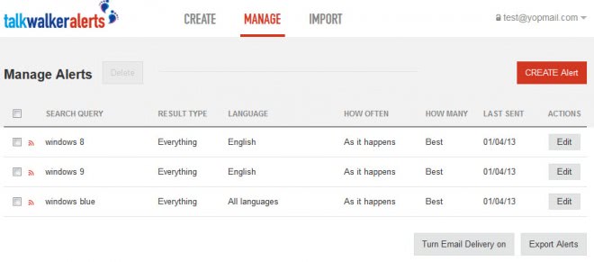 google alerts alternative