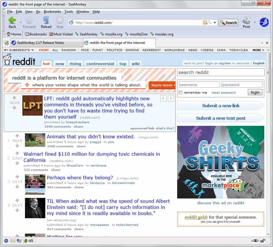 SeaMonkey's Future: Firefox ESR