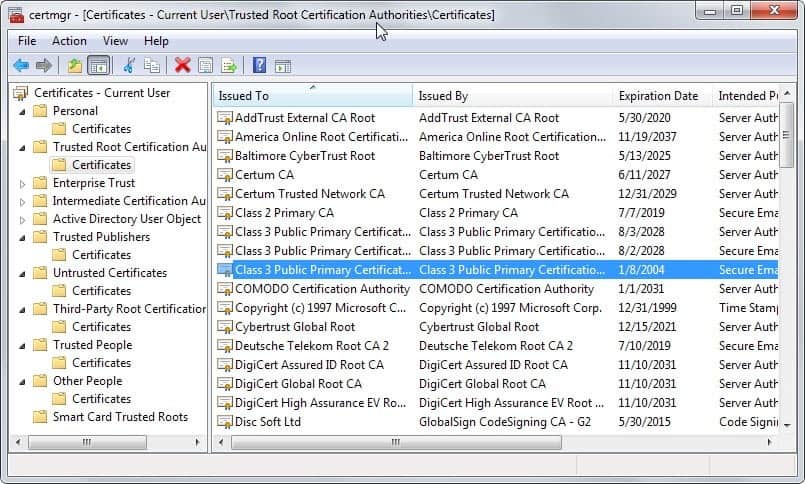 root-certificate