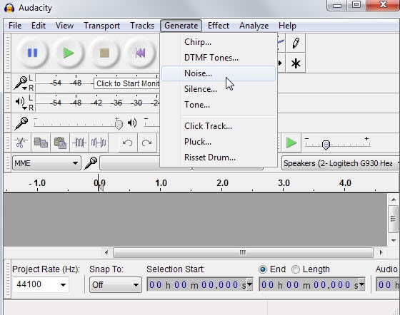 generate white noise