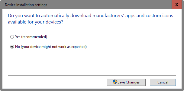 windows device installation