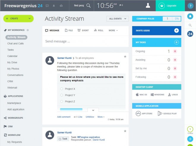 Bitrix24 - Social Intranet Polling