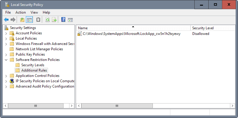 disable lock screen windows10