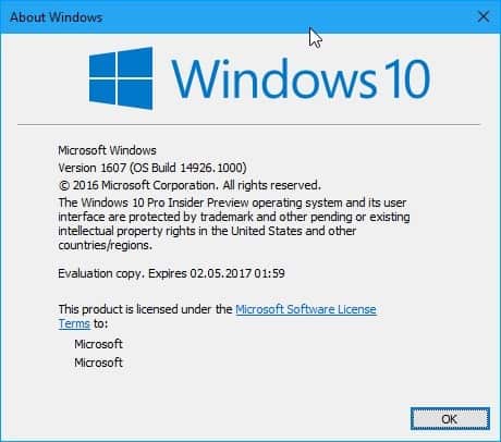 windows 10 expiration