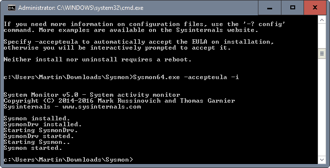 sysmon 5