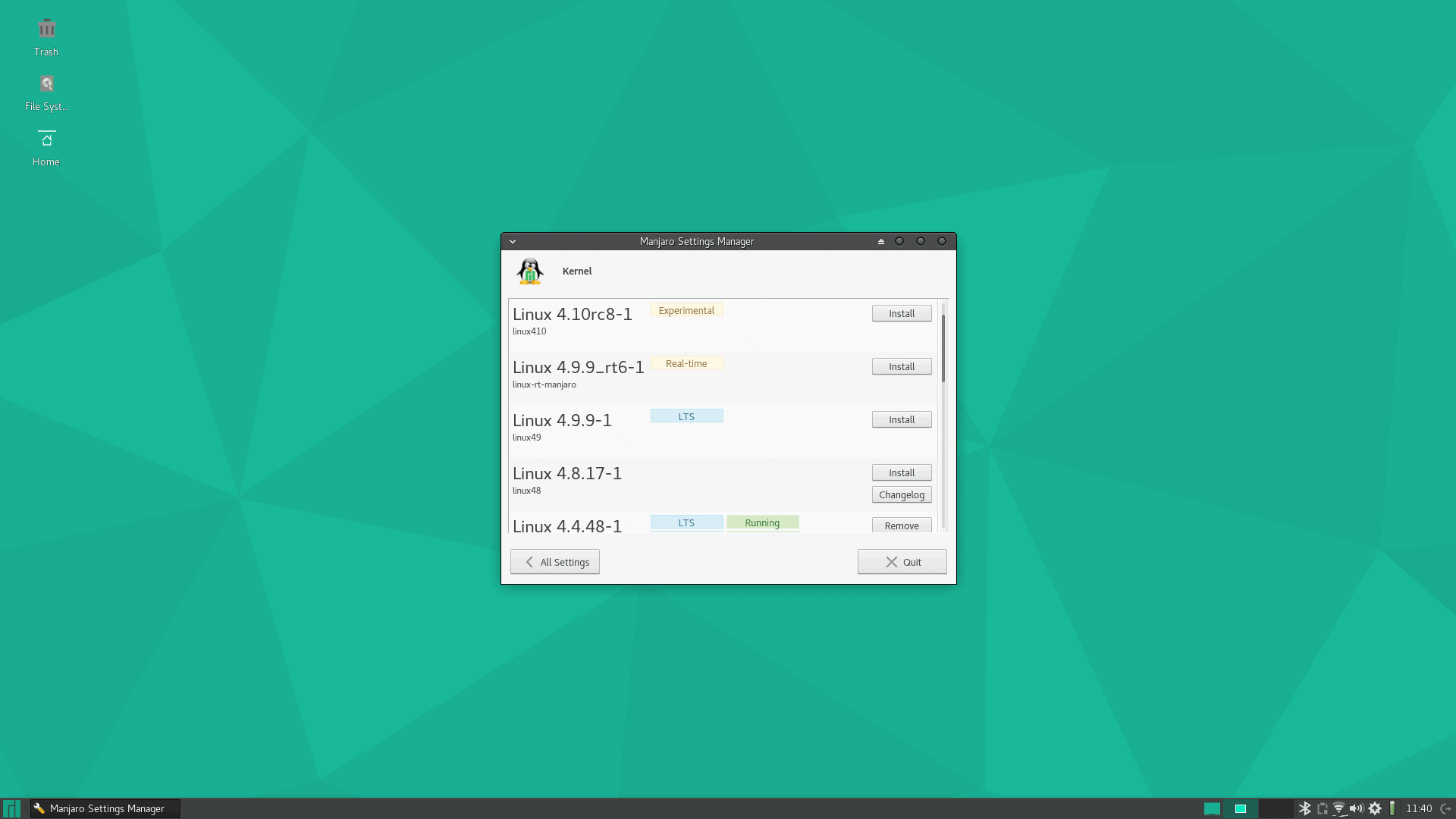 Manjaro Kernel Utility