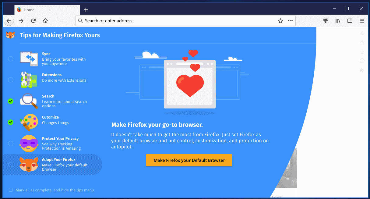 firefox photon tips 6