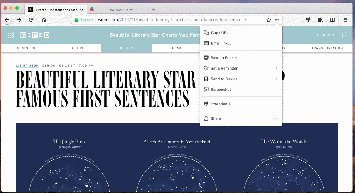 firefox three dots menu