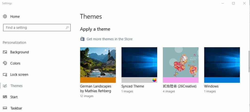 apply a theme