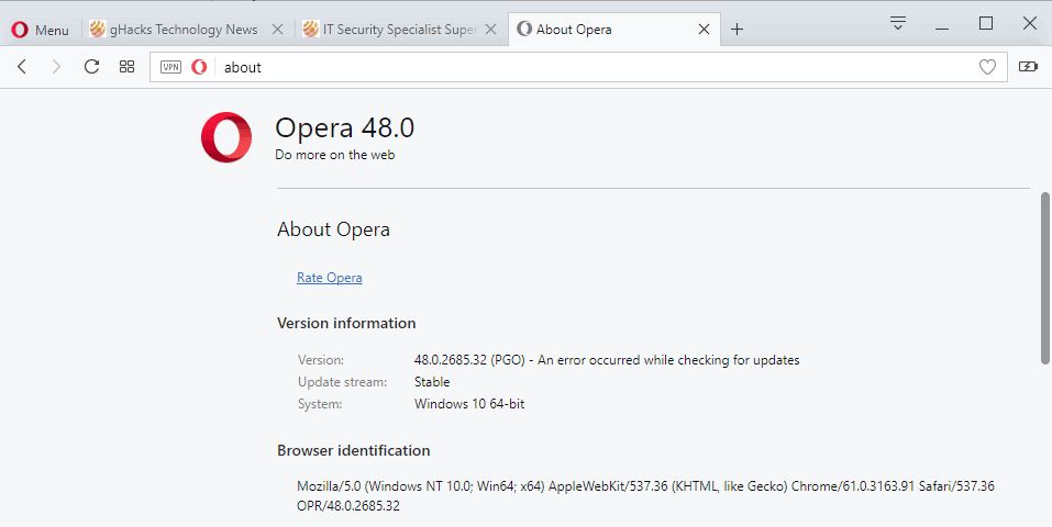 opera 48.0 stable