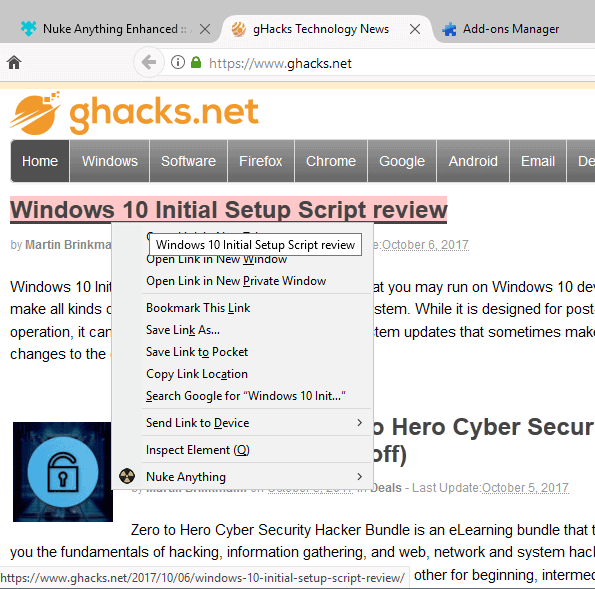 nuke anything enhanced