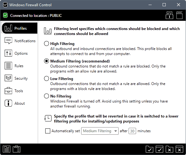 Windows Firewall Control 5