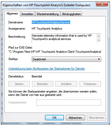 hp touchpoint analytics