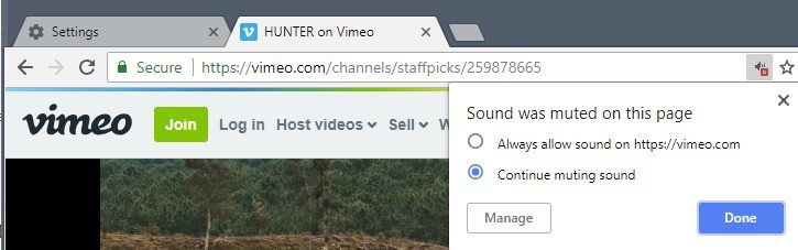 whitelist sound chrome