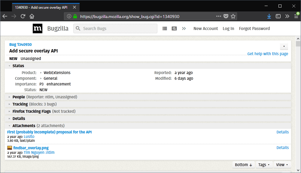 firefox webextensions apis