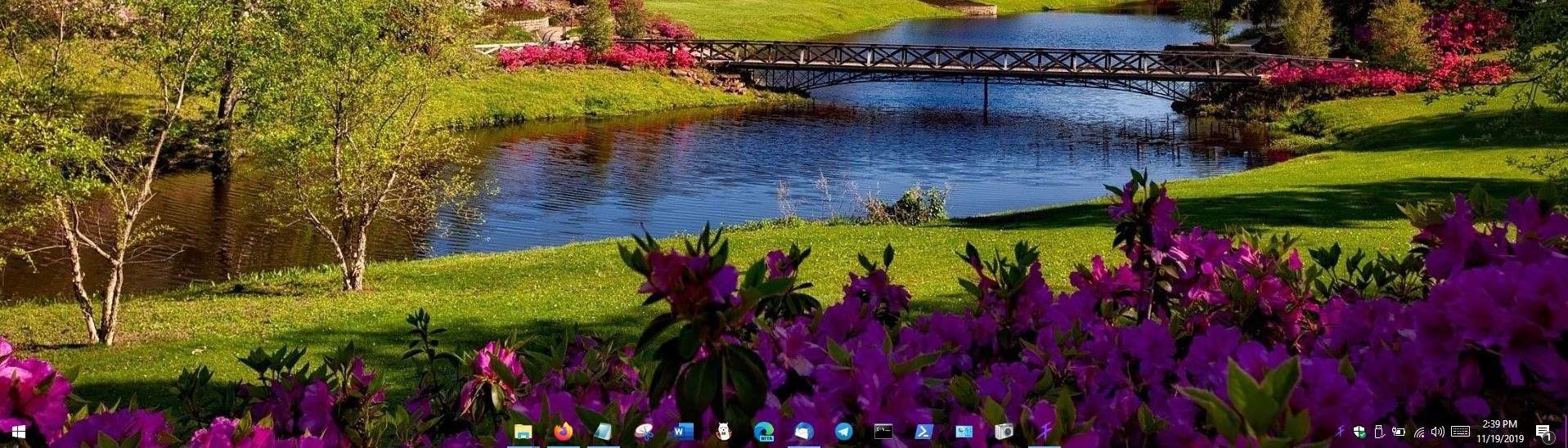 FalconX taskbar appearance