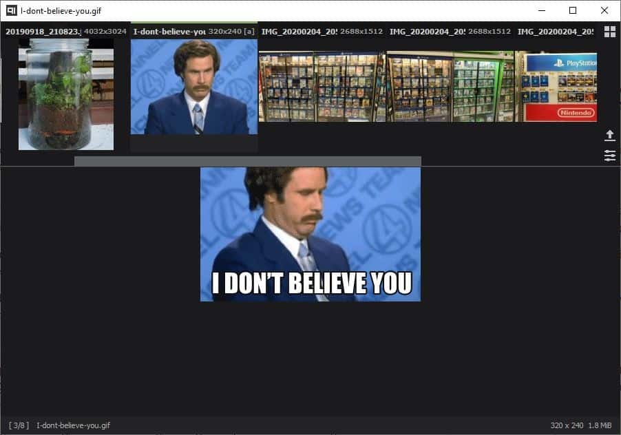 qimgv thumbnail panel