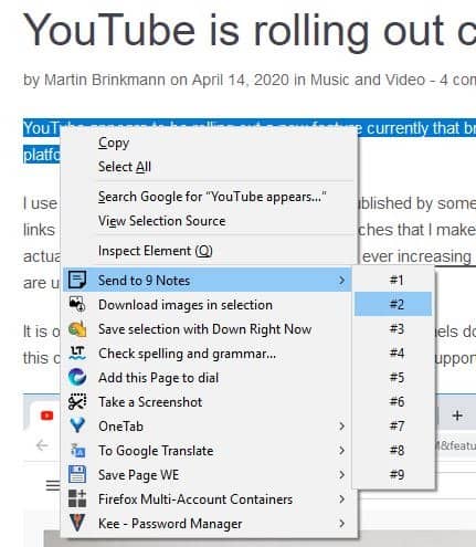 Jot down notes quickly in a sidebar with the Nine Notes extension for Firefox