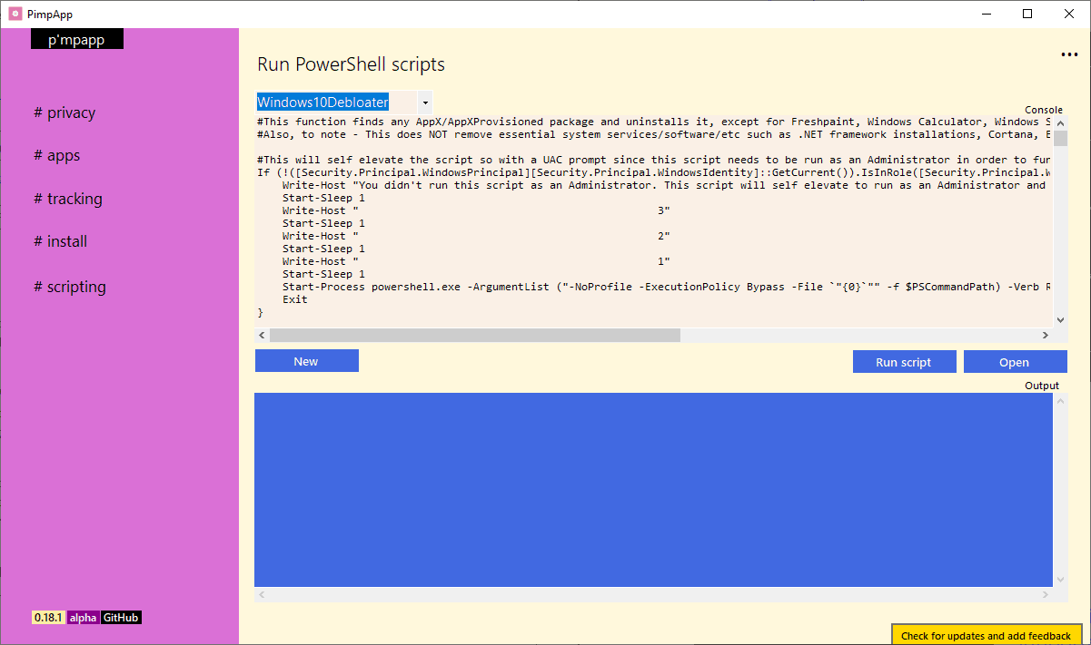 windows 10 privacy scripts