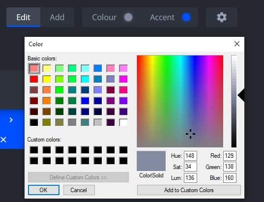 nightTab change color and accent