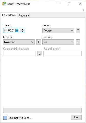 MultiTimer interface