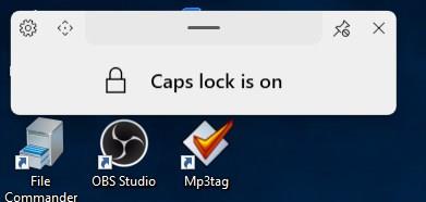ModernFlyouts lock keys