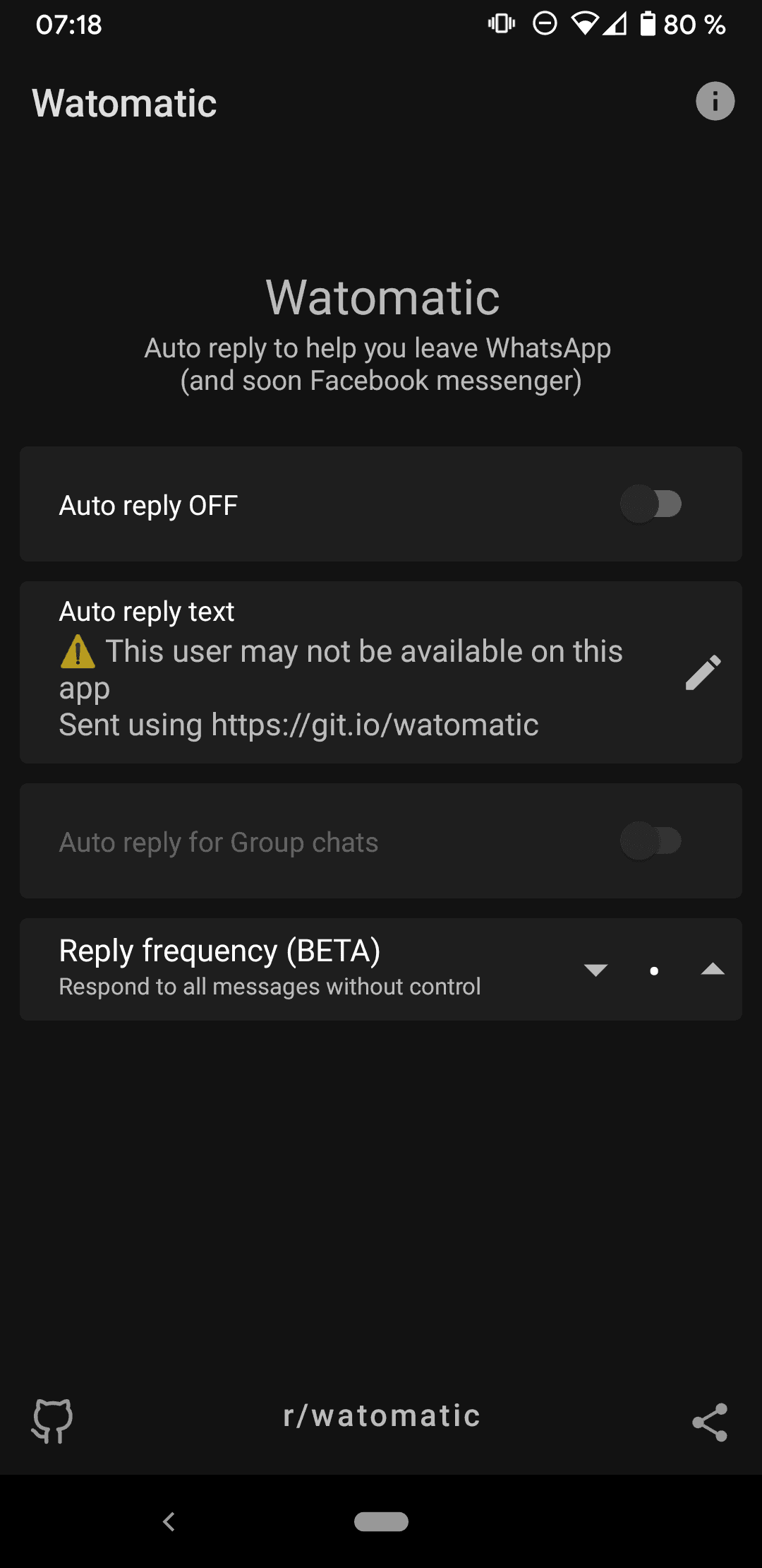 whatsapp automatic replies