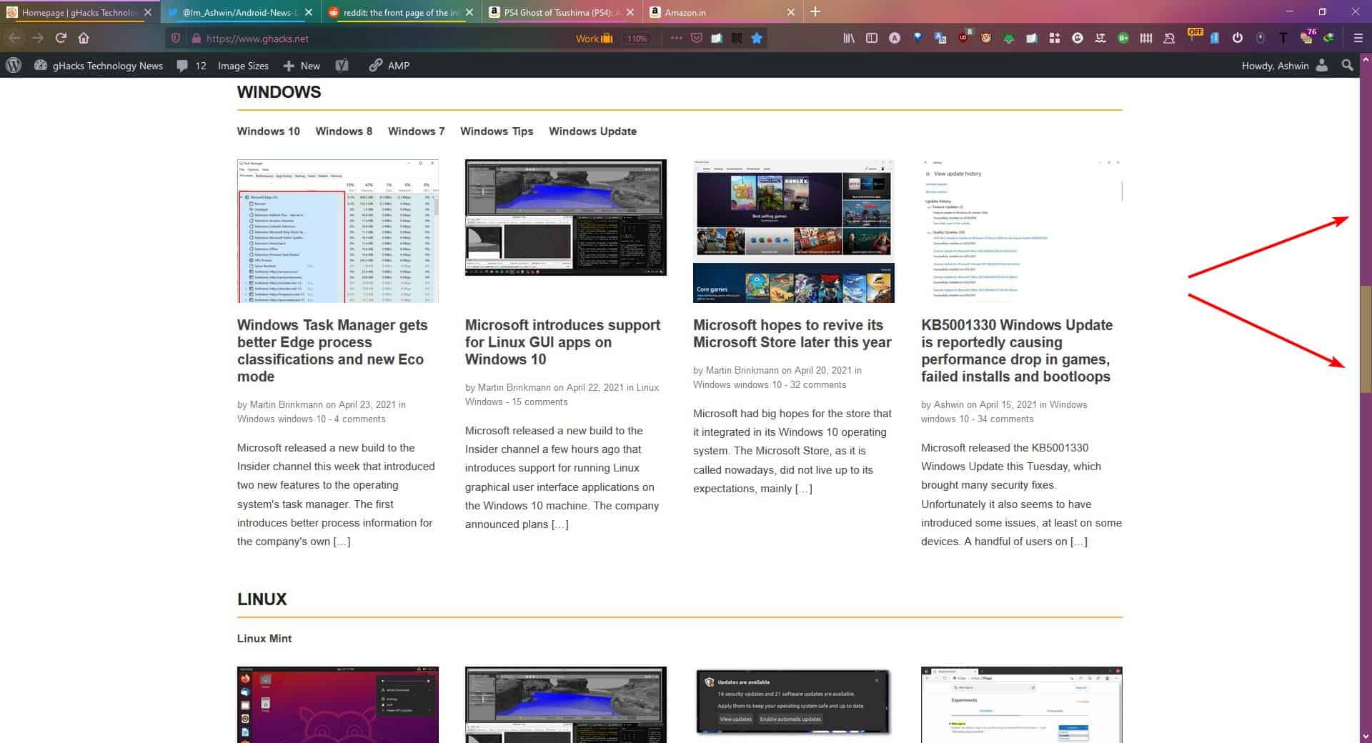 Custom Scrollbars colors