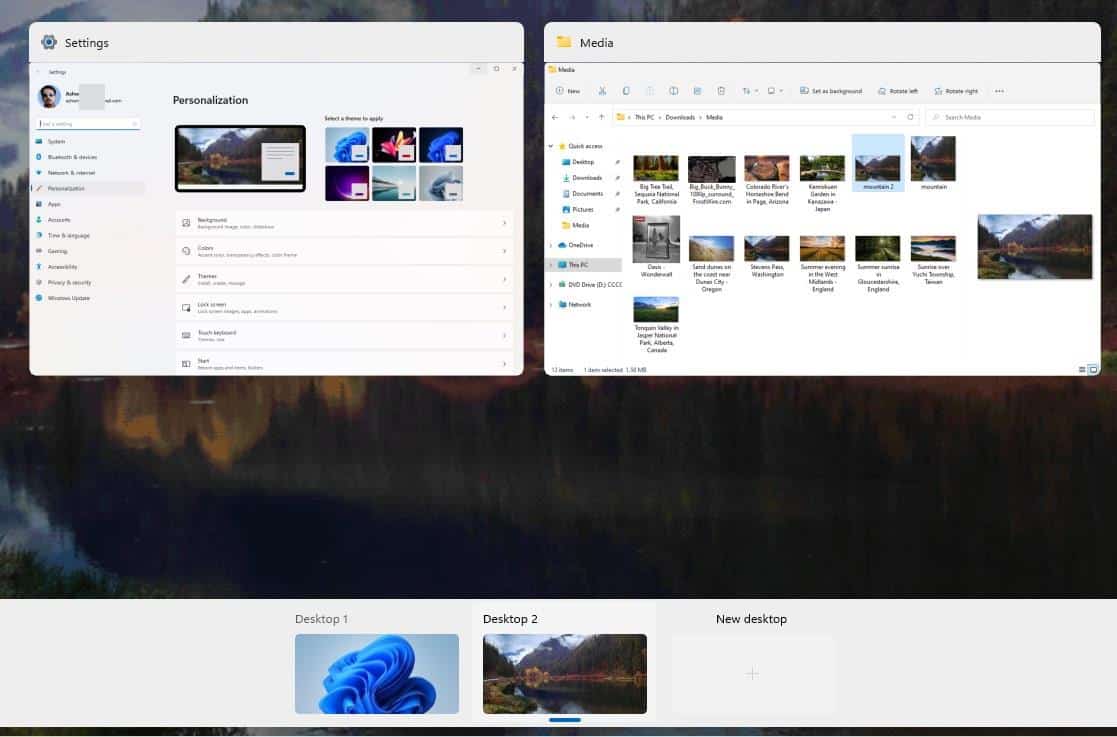 Windows 11 - Task View