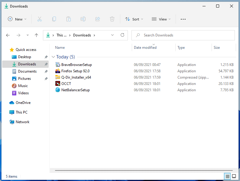 windows 11 file explorer compact view