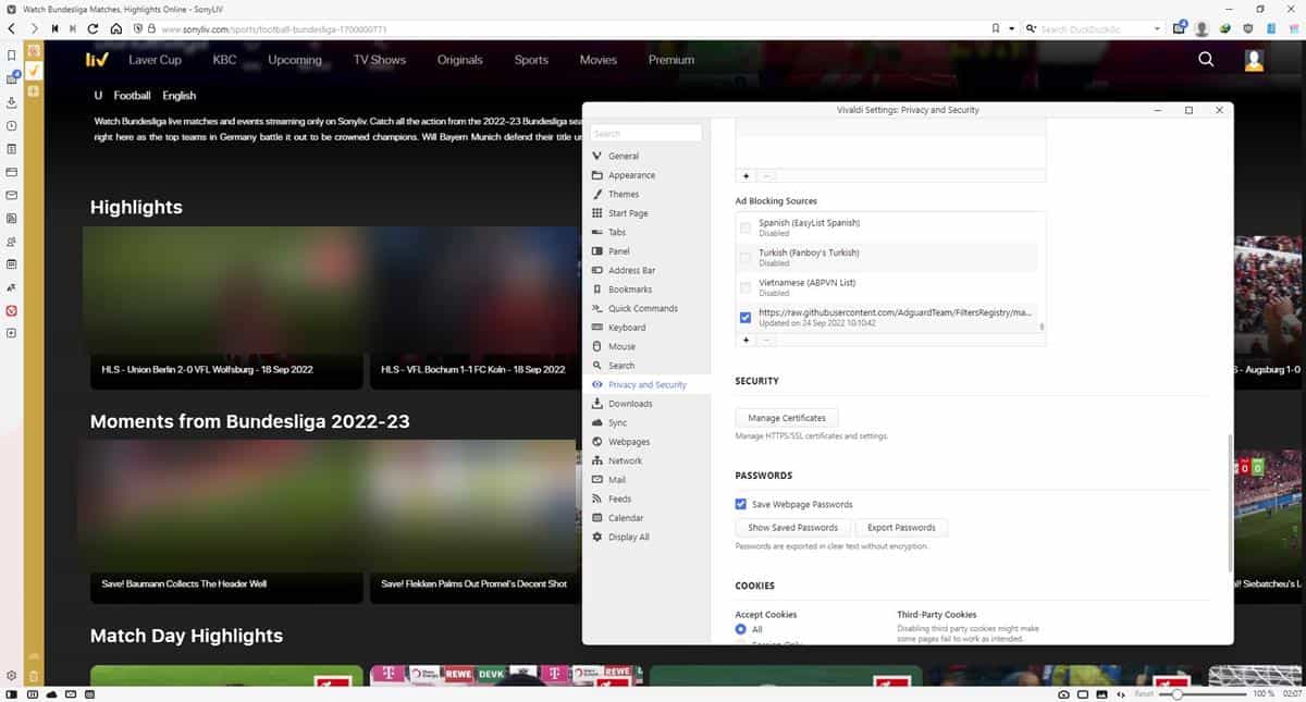 Vivaldi block anti-ad block