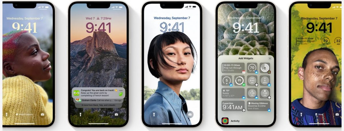 iOS 16 Lockscreen features