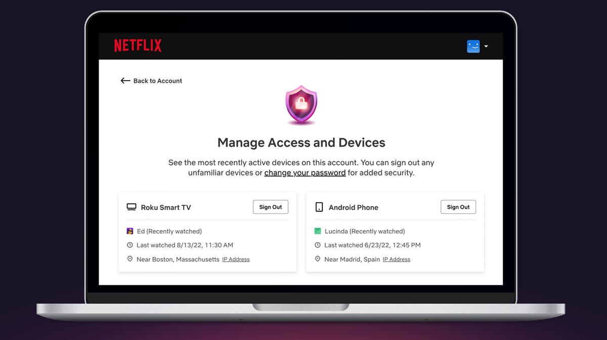 Netflix's new feature lets you remove specific devices from your account remotely