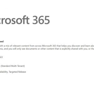 Microsoft 365 apps are getting a new joint feed