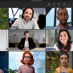 You can expect to see virtual avatars in your online meetings this year