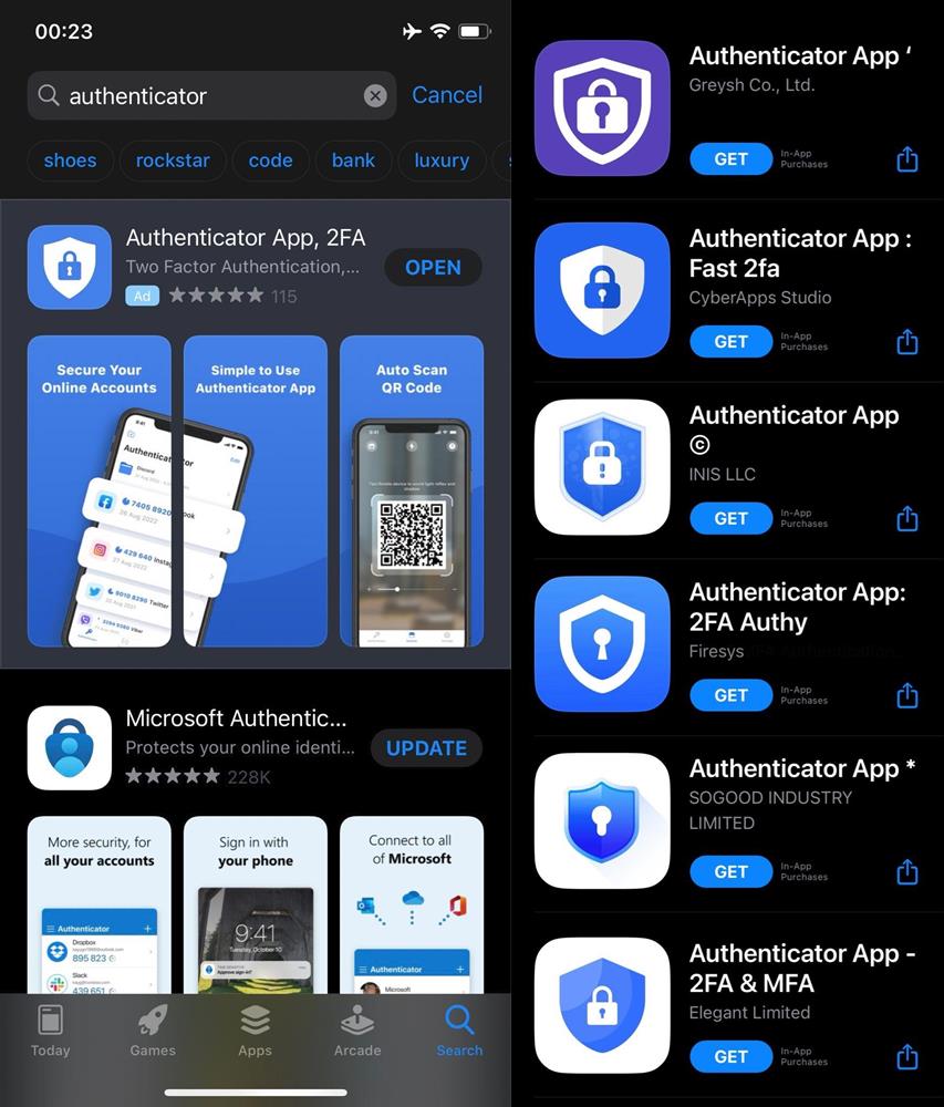 Attackers are using fake authenticator apps on App Store to steal QR codes