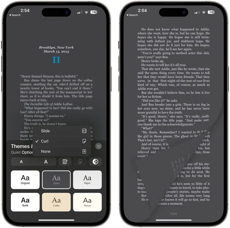 Apple Books page turn animation is back in iOS 16.4 Beta 2