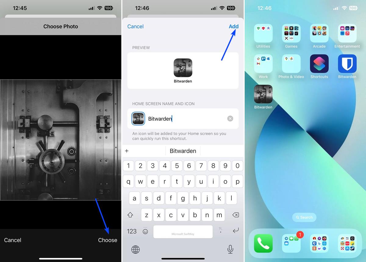 How to add a custom app icon on home screen in iOS 16 and iPadOS 16